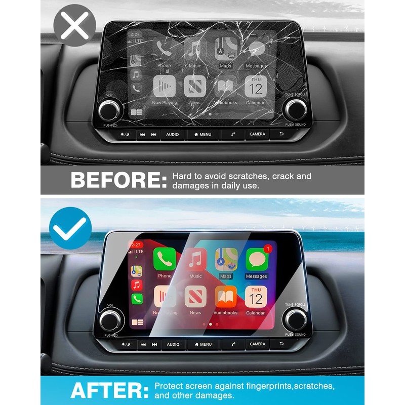 Karltys 2 Pack Screen Protector [No Glare & Fingerprint] for