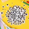 UPINS 1000 Pcs Self Adhesive Googly Wiggle Eyes for DIY