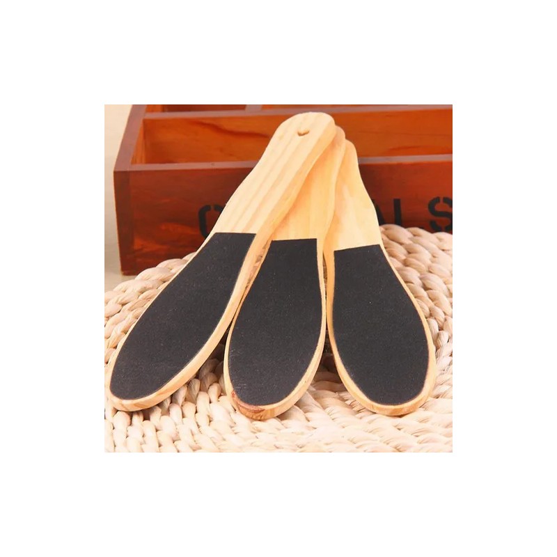 12 Limas Para Pies Doble Cara De Madera Pedicura