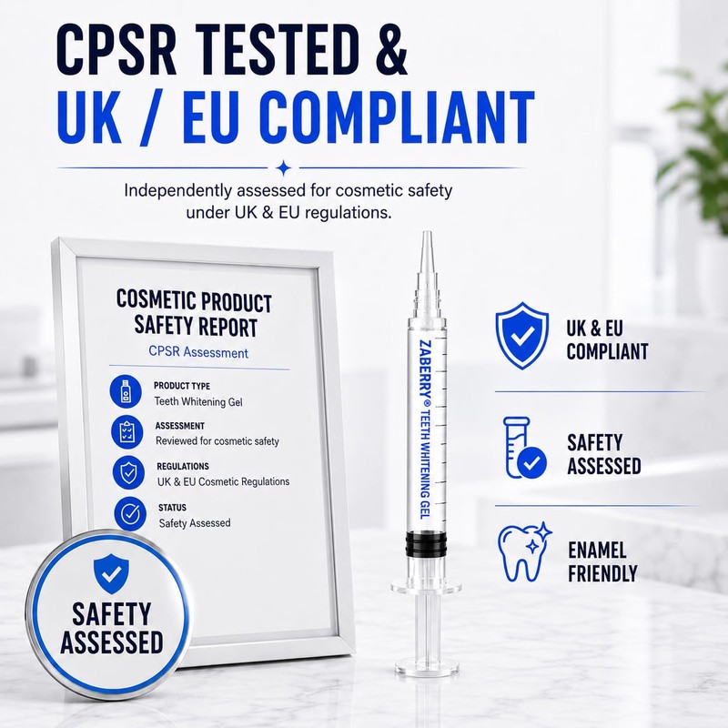 ZABERRY Teeth Whitening Kit with 2 x 10ml Gel +