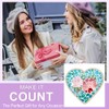 WEBEEDY 2 Set DIY Mosaic Kit Roses Heart Mosaic Coaster