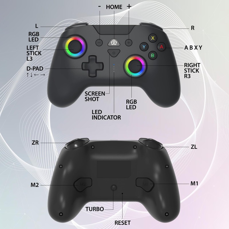 Subsonic – Wireless Controller für Switch und Switch Oled –