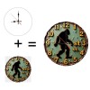 25x25cm Custom Wood Clock that is Not Recommended for High-Humidity