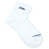 [アシックス] フィギアエイト ベリーショートソックス XAS134 0150 ホワイトｘネイビー 26