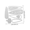 DOITOOL Easter Carrot Cutting Die Versatile Metal Stencil for DIY