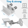 4 Sets Sliding Window Locks with Key, Window Locks for