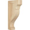 Ekena Millwork CORW03X10X18RKRW Extra Large Rockport Wood Corbels, 3 1/8"W