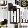 Brightever 2-Pack Outdoor Wall Light Fixtures, Brown Waterproof Anti-Rust Exterior