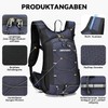 Arvano Bicycle Backpack Lightweight Ski Backpack Small Hiking Backpack MTB