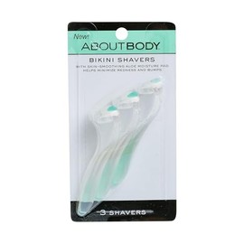 Acerca de las afeitadoras de bikini corporal: 3 afeitadoras de belleza suaves, maquinilla de afeitar de acero japonesa ideal para afeitar, exfoliar y 