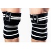 Weight Lifting Knee Wraps.Heavy Duty, Elasticated Knee Support for Squatting,
