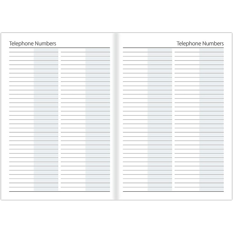 Sixstore 2025 Week to View A7 Mini Pocket Diary Soft