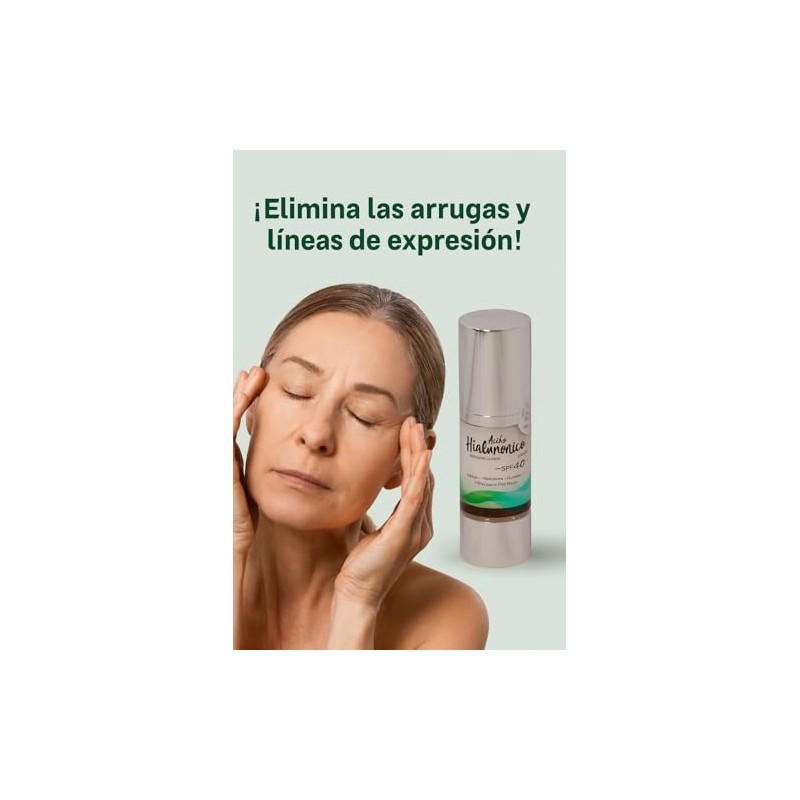 Ácido Hialurónico hidrata intensamente y rellena líneas de expresión/30ml/Regenerador Celular