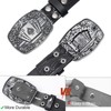 SANSTHS Western Cowboy Belts for Men Women, Mens Western Belt