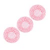 3 Pcs Shower Caps, Reusable Bath Cap with Elastic Band,