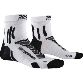 X-Socks® RUN PERFORMANCE Compression Running Quarter Socks Unisex White S