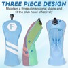 Golf Club Head covers Fairway Wood FW with Interchangeable Number