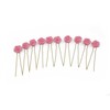 10 x Rose Flat Hair – Hair Pin – Bride
