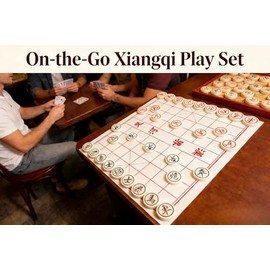 MAGIKON Ajedrez chino, Xiangqi de plástico duro, 1-1/5 pulgadas de diámetro, 2 jugadores