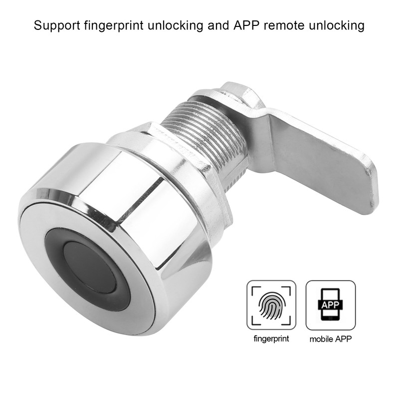 Smart Cabinet Keyless Lock Fingerprint Bluetooth APP Remote Unlock Security