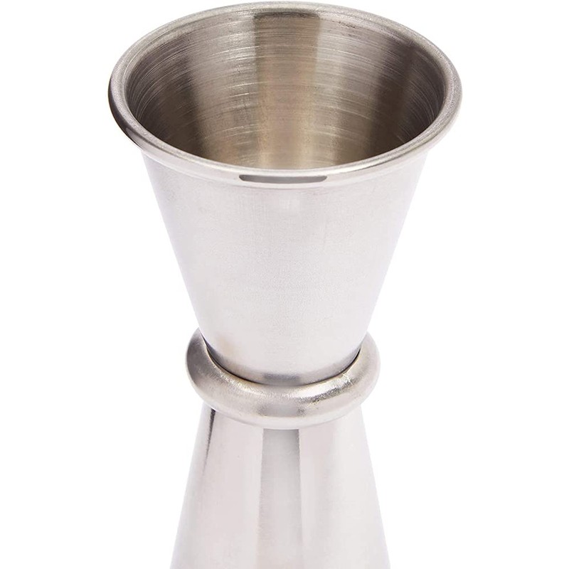 ANCLLO 1oz / 2oz Double End Measuring Cup Stainless Steel