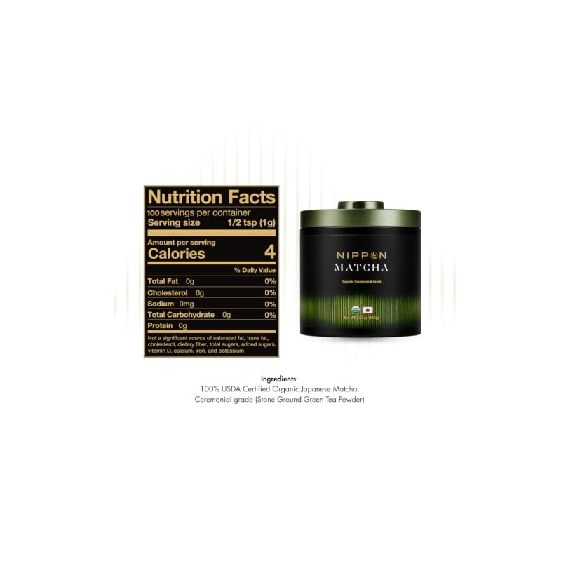 Organic Ceremonial Grade Matcha Powder - Japanese Green Tea