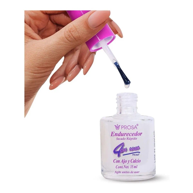 Endurecedor De Uñas Prosa 4 En 1 Con Ajo Y