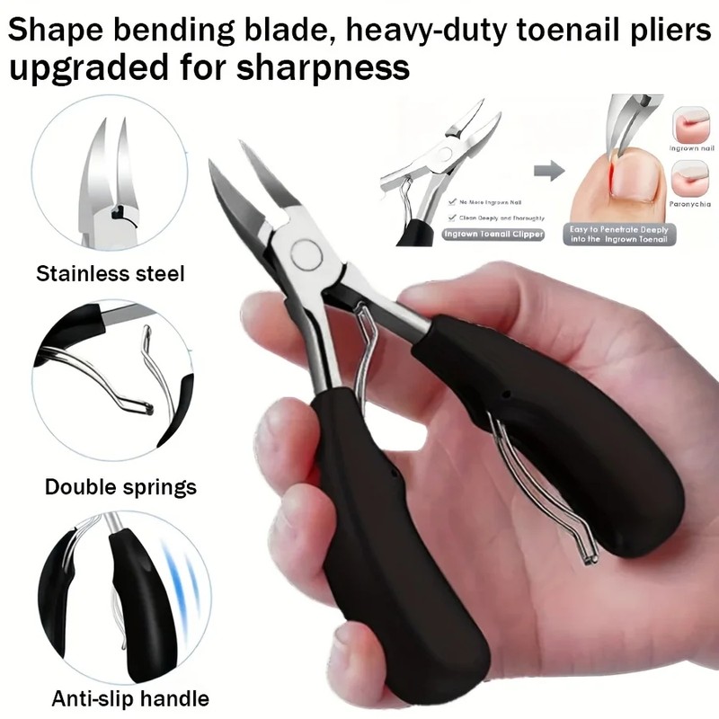 Stainless Steel Nail Clipper for Fingernail & Toenail Care –