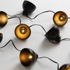 SAFAVIEH Lighting Collection Claudie Black 10-Foot LED Outdoor String Lights