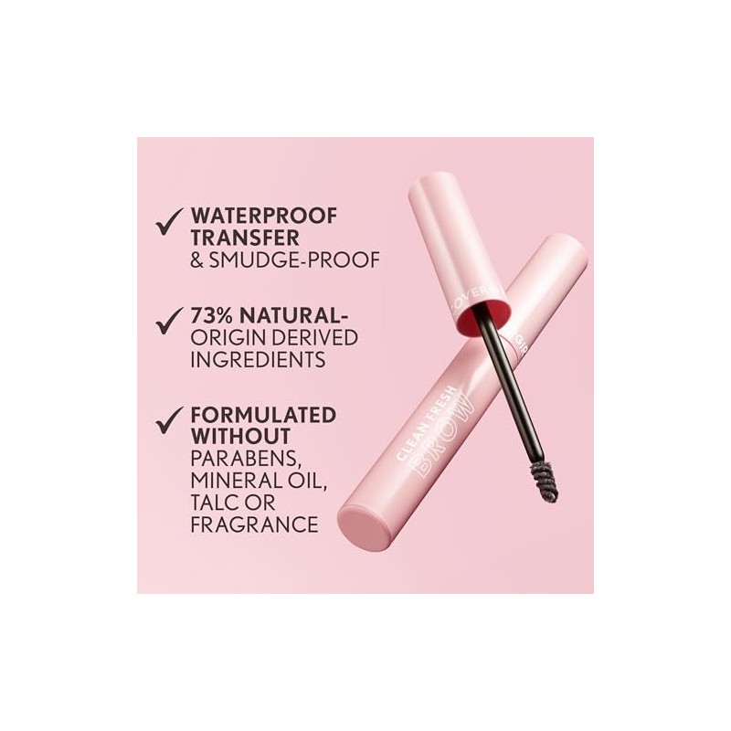 COVERGIRL CG CLEAN FRESH BROW Eyebrow Gel Medium Brown 500