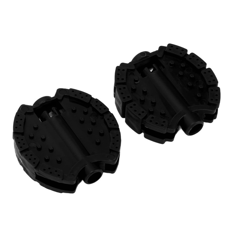 Toddler Tricycle Pedals, Plastic 2 Pack Black Infant Stroller Accessories