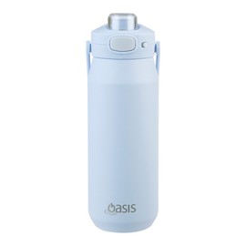 Oasis Ceramic Lined Stainless Steel Triple Wall Insulated 'Capri' Drink Bottle with Quick Release Lid 750 ml - Periwinkle