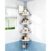 ALLZONE Rustproof Shower Caddy Corner for Bathroom,Bathtub Storage Organizer for