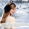 FSMILING Adjustable Winter Earmuffs Plush Ear Warmers Winter Earmuffs Ear