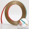 Matte Gold Molding Trim Peel and Stick, Flexible Mirror Border