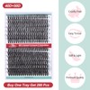 FADVAN Individual Eyelash Extensions, 280 Pieces Curl D Eyelashes Cluster