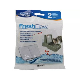 Petmate Fresh Flow Replacement Charcoal Filters - 2 Count