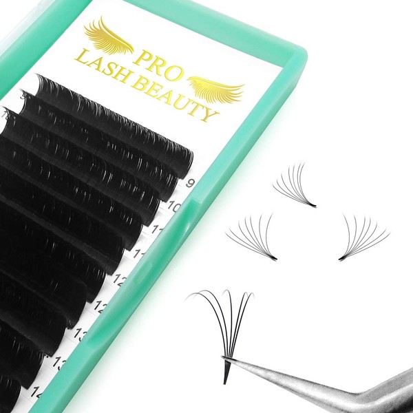 Easy Fan DD-0.07-12 Eyelash Extensions - DD Curl, Russian Lashes,
