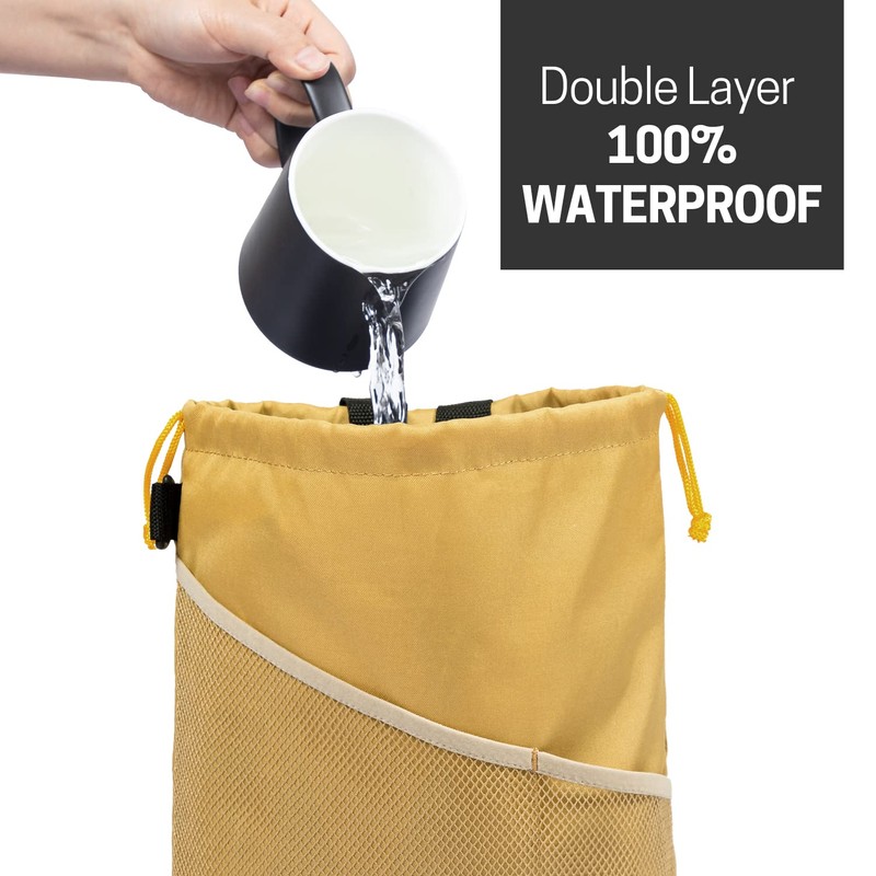 GNEGNI 2PCS Car Garbage Can, Hanging Car Trash Bag with