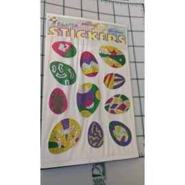 Paper Magic Vintage Stickers Easter Eggs Prism Paper Magic Group 1 sheet New In Pack