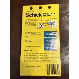 Schick Injector Razor Plus Platinum Blades New Single Edge  Coated Rare TE