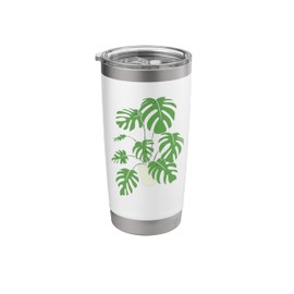 Monstera Deliciosa House Plant Gardener Horticulturist Stainless Steel Insulated Tumbler