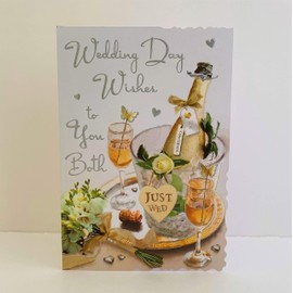 Jonny Javelin Wedding Day Wishes To You Both Card - Champagne Bucket
