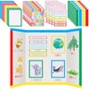Henoyso 116 Sheets Science Fair Board Supplies 20 Printable Presentation