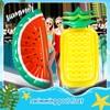 Libima 2 Pcs Giant Pool Floats Large Fruit Food Float