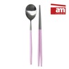 am Italy am solid square stainless steel cutlery set all