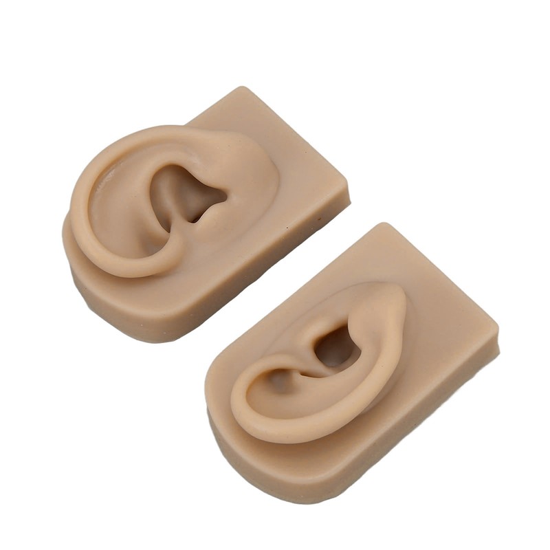Silicone Piercing Practice Model Simulation Soft Flexible Nose Ears Model