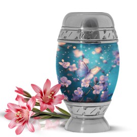 Yatskia Butterfly Small Urns for Ashes, Urns for Human Ashes Adult Man, (Pack of 1, 3 Inch)