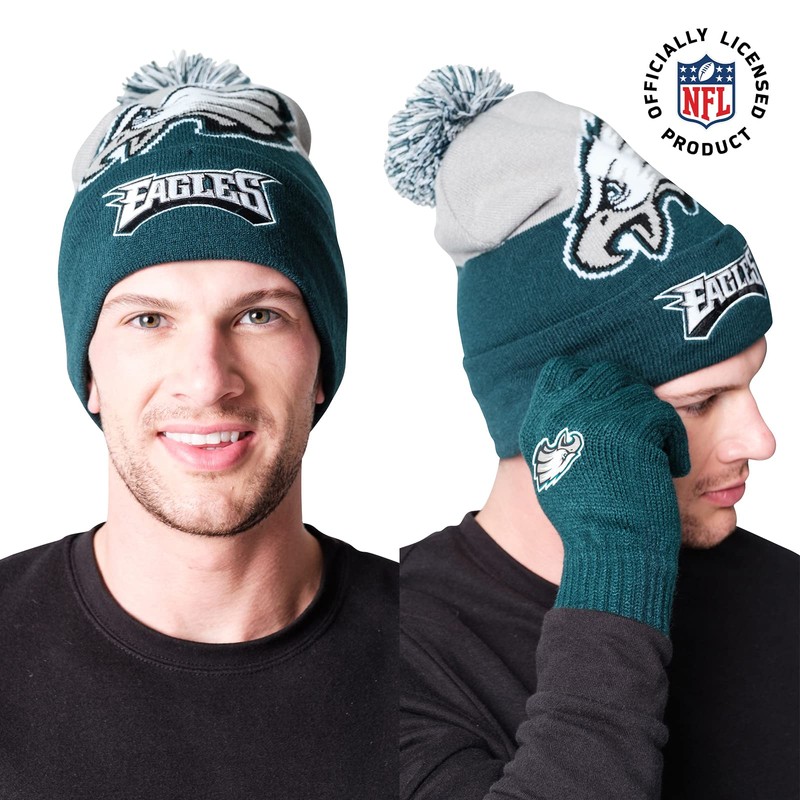 Ultra Game Core Fan Hat - Juego de Guantes