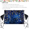 Twinkle Twinkle Littler Star Backdrops Navy Blue Galaxy Starry Sky